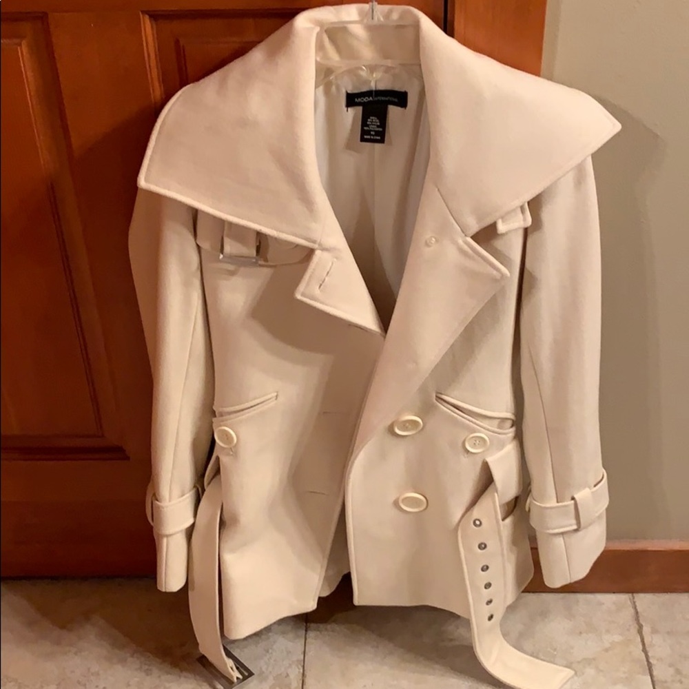 Winter white Pea Coat